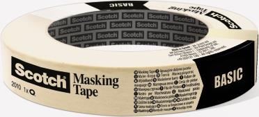 115537 3M CT060928943 Maskeringstape SCOTCH&#174; 24mmx50m beige 